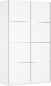 Шкаф 2-х створчатый Прайм (ДСП/ДСП) 1600x570x2300, белый снег в Нарьян-Маре