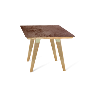 Керамический обеденный стол SHT-TU16 (4 шт.)/ТT8 60/60 (прозрачный лак/прозрачный лак/коричневая сепия) в Нарьян-Маре