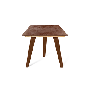 Керамический обеденный стол SHT-TU16 (3 шт.)/ТT8 60/60 (темный орех/прозрачный лак/коричневая сепия) в Нарьян-Маре