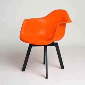 Обеденный стул derstuhl DSL 330 Grand Black (Оранжевый) в Нарьян-Маре