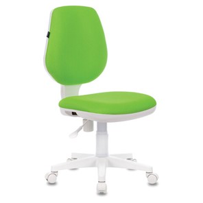 Офисное кресло Brabix Fancy MG-201W (без подлокотников, пластик белый, салатовое) 532414 в Нарьян-Маре