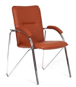 Кресло офисное CHAIRMAN 850 Экокожа Terra 111 коричневая в Нарьян-Маре