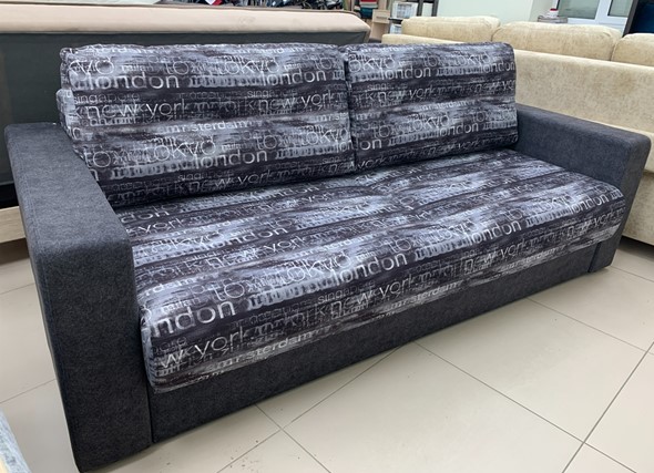 Прямой диван Сантана 4 без стола, еврокнижка велюр/шенилл в Нарьян-Маре - изображение