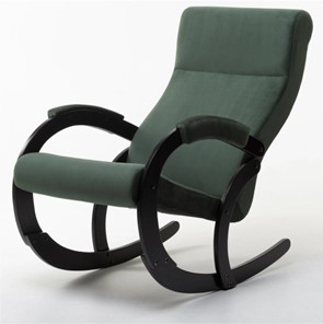 Кресло-качалка в гостиную Корсика, ткань Amigo Green 34-Т-AG в Нарьян-Маре