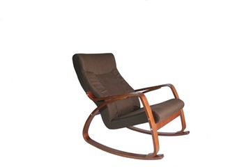 Кресло-качалка Женева, ткань шоколад в Нарьян-Маре