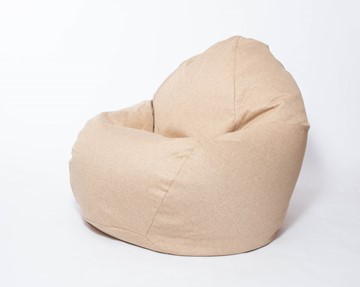 Кресло-мешок Макси, рогожка, 150х100, песочное в Нарьян-Маре