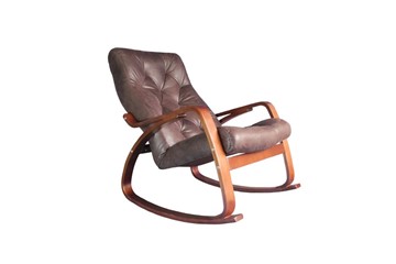 Кресло-качалка Гранд, замша шоколад в Нарьян-Маре