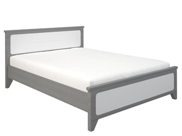 2-спальная кровать Боринское Соня 1400, Серый/Белый в Нарьян-Маре