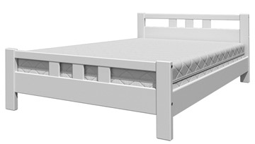 Полуторная кровать Вероника-2 (Белый Античный) 140х200 в Нарьян-Маре