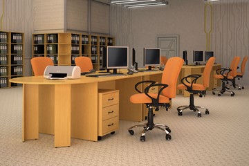 Офисный комплект мебели Классик рабочее место для опенспэйса (фрифло) в Нарьян-Маре