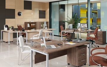 Мебель для персонала Xten S 1 - один стол с приставным брифингом в Нарьян-Маре