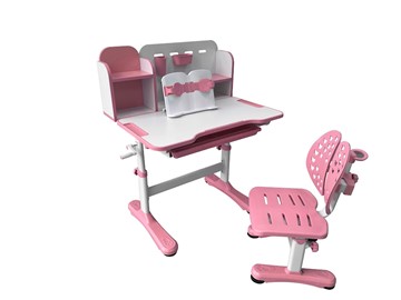 Растущий стол и стул Vivo Pink FUNDESK в Нарьян-Маре